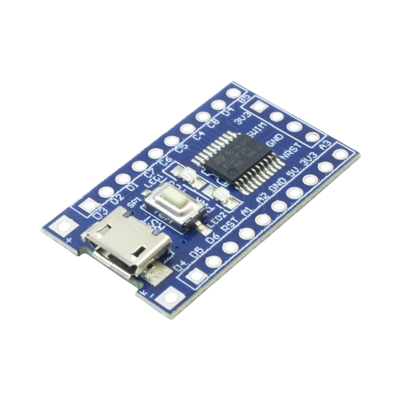 برد توسعه STM8S103F3P6 دارای کانکتور Micro-USB