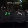 هدآپ دیسپلی Head-up Display خودرو دارای کانکتور USB Type-C مدل W1
