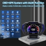 هدآپ دیسپلی Head-up Display خودرو دارای کانکتور OBD2 مدل P24