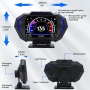 هدآپ دیسپلی Head-up Display خودرو دارای کانکتور OBD2 مدل P24
