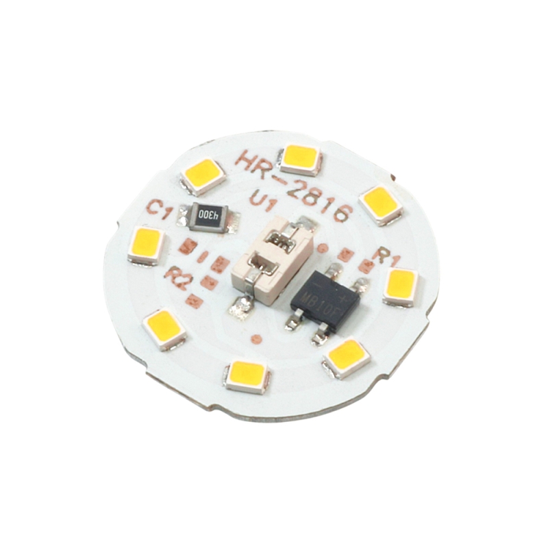 LED DOB سفید طبیعی 220VAC 5W گرد قطر 28mm سوکت دار