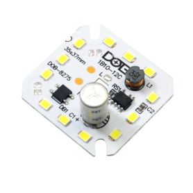 LED DOB سفید مهتابی 220VAC 12W دارای مدار محافظتی Anti Surge سایز 37x35mm
