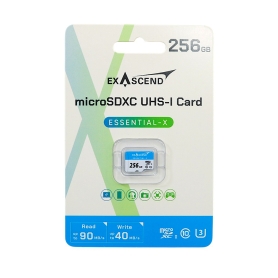 کارت حافظه MicroSDXC مدل Essential-X UHS-I U1 V10 مارک ExAscend ظرفیت 256 گیگابایت کارت حافظه MicroSDXC مدل Essential-X UHS-I U1 V10 مارک ExAscend ظرفیت 256 گیگابایت