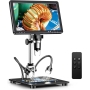 میکروسکوپ دیجیتال 2000X Portable Digital Microscope دارای نمایشگر 10.1 اینچی مدل DM12