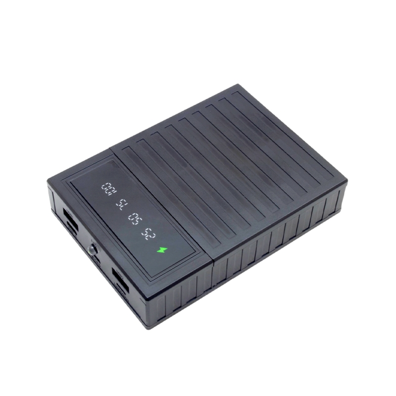 کیس پاوربانک فست شارژ 12000mAh دو خروجی USB به همراه نشانگر شارژ و برد 4 باتری مدل JZX
