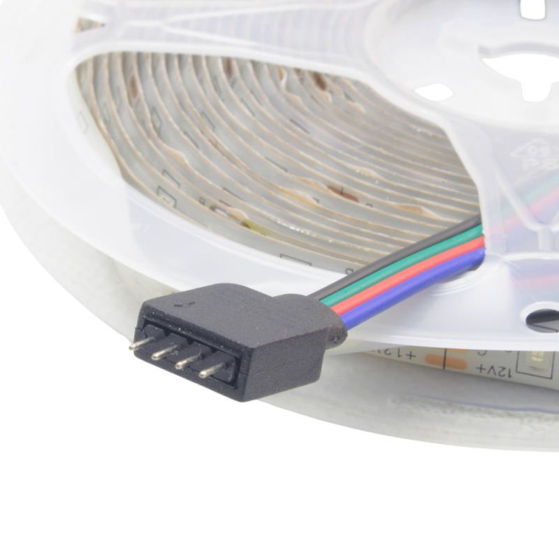 پک کامل LED نواری RGB به همراه کنترلر و ریموت و آداپتور