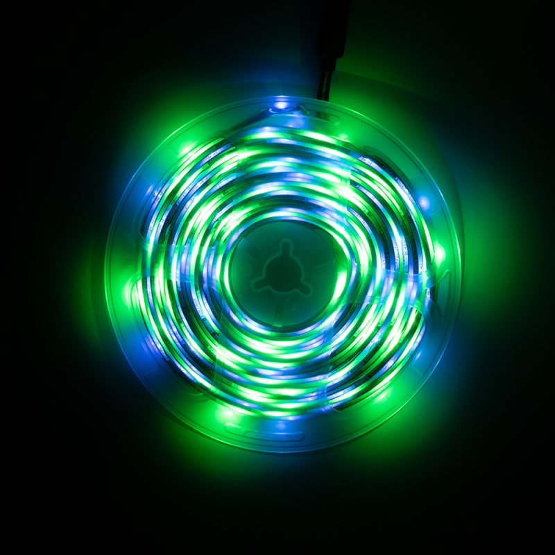 پک کامل LED نواری RGB به همراه کنترلر و ریموت و آداپتور
