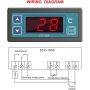 ترموستات صنعتی 220VAC دیجیتال STC-100