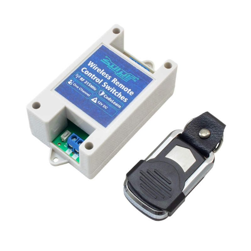 ریموت کنترلر تک کاناله صنعتی کدلرن 315MHz قابدار ایرانیک به همراه ریموت RF