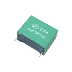 خازن 6uF / 150V MKP دائم کار موتور AC سری CHT تایوانی مارک CT خازن 6uF / 150V MKP دائم کار موتور AC سری CHT تایوانی مارک CT