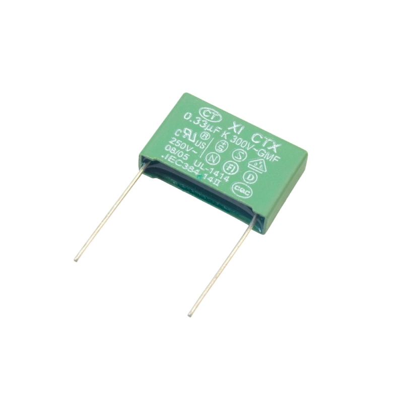 خازن 0.33uF / 300V MKP مناسب فیلترهای EMI سری CTX کلاس X1 تایوانی مارک CT