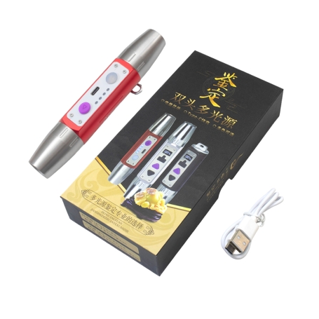چراغ قوه بدنه فلزی دو سر 6 لامپه مرغوب مارک KINSACH