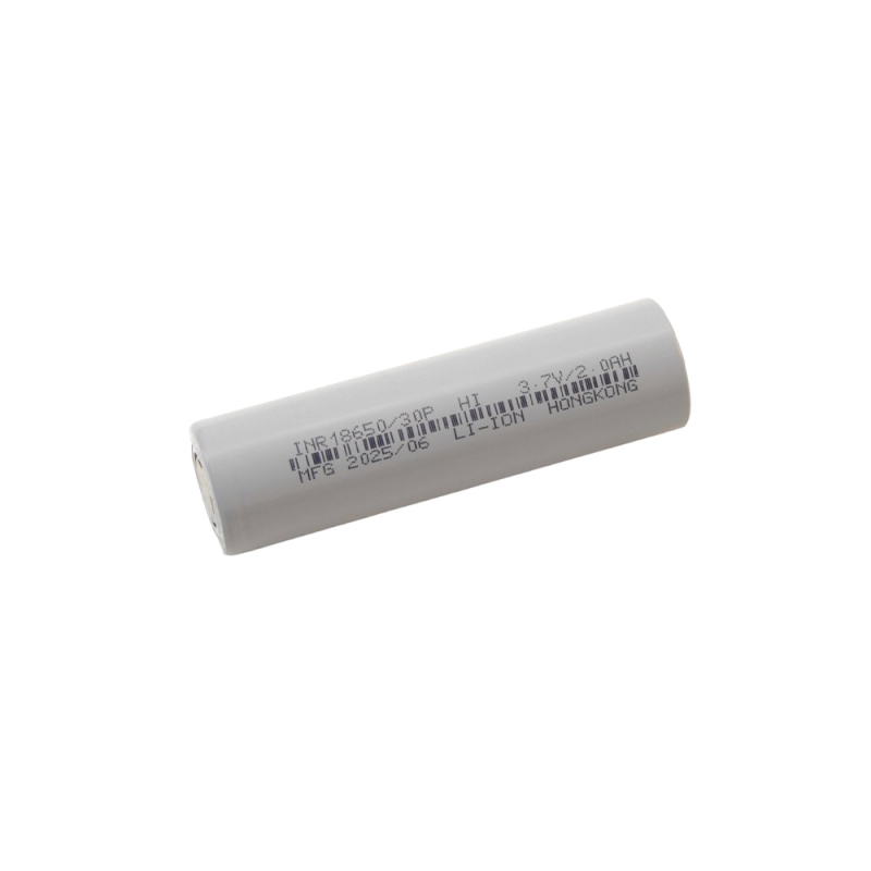 باتری لیتیوم یون 3.7v سایز 18650 سرتخت 2000mAh مارک HI ضریب جریان 15C