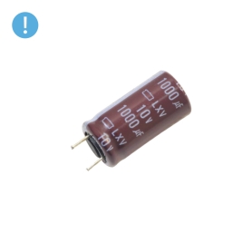 خازن الکترولیتی 1000uF / 10V ژاپنی مارک NIPPON خازن الکت
