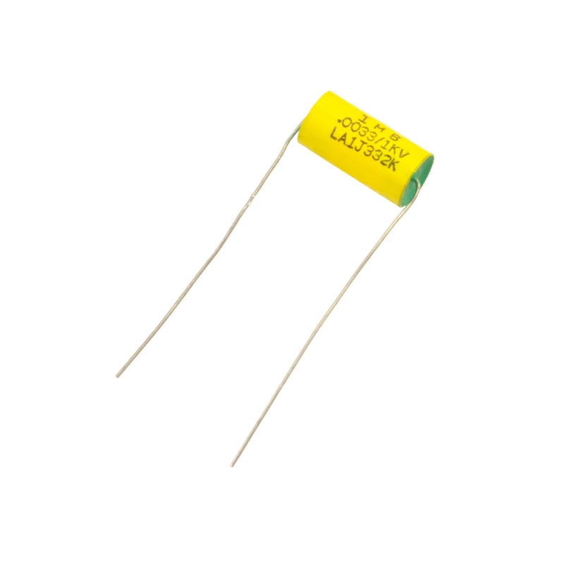 خازن پروپیلن صوتی 3.3nF / 1KV آکسیال سری LA1J332K