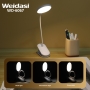 چراغ مطالعه شارژی گیره دار ویداسی WEIDASI مدل WD-6067