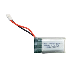 باتری لیتیوم پلیمر 3.7v ظرفیت 380mAh تک سل 25c کد 752035 باتری لیتیوم پلیمر 3.7v ظرفیت 380mAh تک سل 25c کد 752035