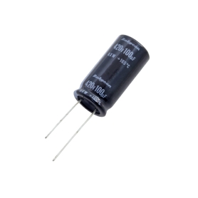 خازن الکترولیتی 100uF / 420V تایوانی مارک RUBYCON خازن الکت