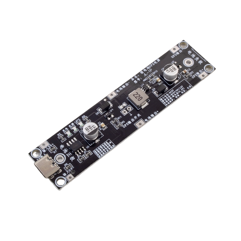 ماژول هولدر و شارژر باتری لیتیومی سایز 18650 دارای مبدل افزاینده ولتاژ به 12 ولت با ورودی USB Type-C