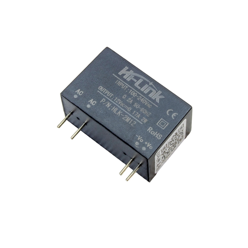 مبدل کاهنده روبردی ایزوله 220AC to 12VDC 170mA مدل HLK-2M12 مارک Hi-Link
