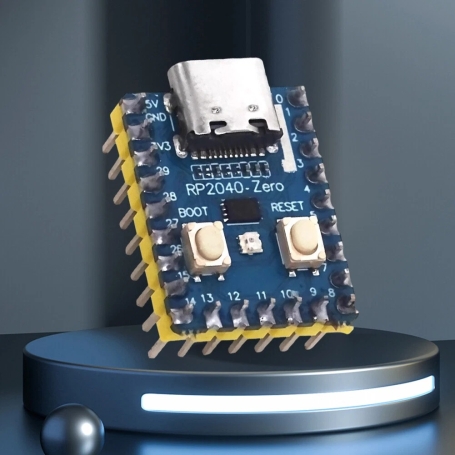 برد توسعه RP2040-Zero دارای ورودی USB Type-C