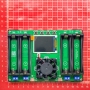 تستر ظرفیت واقعی باتری های لیتیومی 4 تایی دارای نمایشگر رنگی مدل GXHF0107