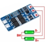 ماژول شارژ و دشارژ BMS باتری لیتیومی 2 سل 10 آمپر مدل JZ-2S-JH