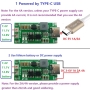 شارژر USB TYPE-C باتری های لیتیومی 2 سل