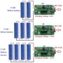 شارژر USB TYPE-C باتری های لیتیومی 2 سل