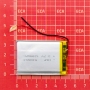 باتری لیتیوم پلیمر 3.7v ظرفیت 1200mAh کد 503550