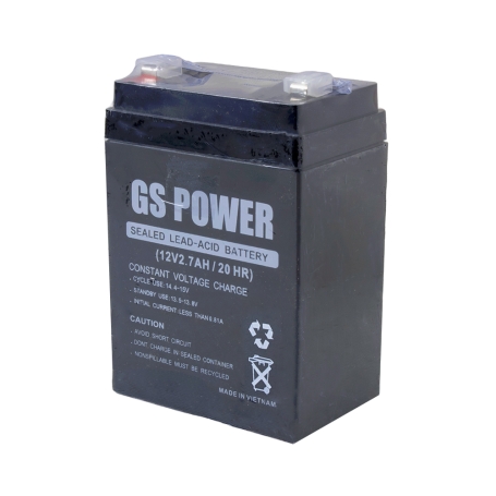 باتری خشک 12 ولت 2.7 آمپر ساعت مارک GS POWER
