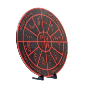 استند رومیزی قانون اهم و توان 3D print استند رومیزی قانون اهم و توان 3D print