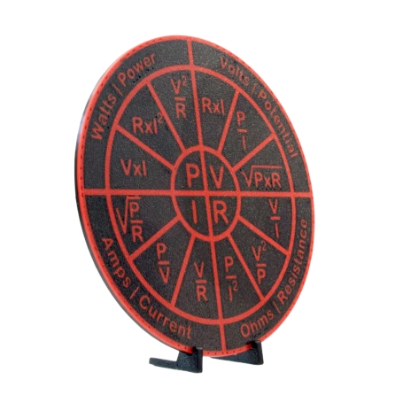 استند رومیزی قانون اهم و توان 3D print