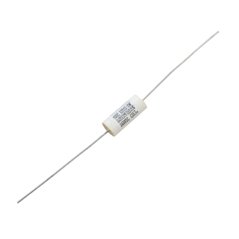 خازن پروپیلن فرکانس بالا 51nF / 160V آکسیال آمریکایی سری 930 مارک CDE