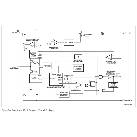 تراشه سوئیچینگ TOP246YN پکیج TO-220-7C