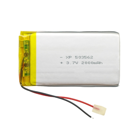 باتری لیتیوم پلیمر 3.7v ظرفیت 2000mAh کد 503562