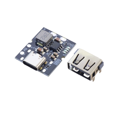 ماژول شارژ و دشارژ باتری لیتیومی 5V-2A دارای کانکتور USB Type-C مدل PBOA