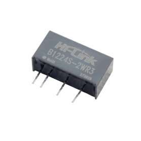 مبدل افزاینده روبردی ایزوله 12V به 24V توان 2W مدل B1224S-2WR3