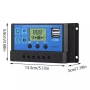 کنترلر دیجیتال شارژ خورشیدی 24-12 ولت 30 آمپر دارای LCD مدل Solar-Pro