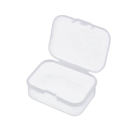 جعبه قطعات 55x40x20 میلی متر شفاف