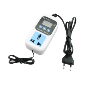 ترموستات دیجیتال دارای پریز یونیورسال با نمایشگر دیجیتال مدل XK-W2001