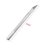 کاتر قلمی بدنه فلزی نقره ای طول 14cm