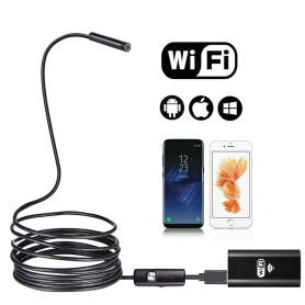 دوربین آندوسکوپی WIFI سافت وایر 2 مگاپیکسل لنز 8mm کابل 3.5 متر ارتباط USB
