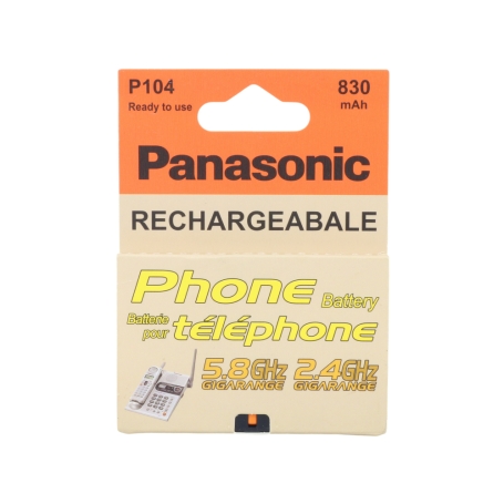 باتری تلفن بی سیم 830mAH مدل P104 مارک Panasonic