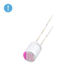 خازن جامد - سالید (OXO) 560uF / 6.3V