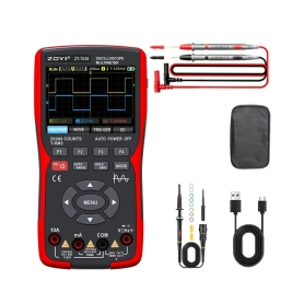 اسیلوسکوپ دیجیتال پرتابل دو کاناله 50MHz سه کاره ZOYI ZT-703S