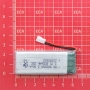 باتری لیتیوم پلیمر 3.7v ظرفیت 800mAh تک سل 25c کد 802555