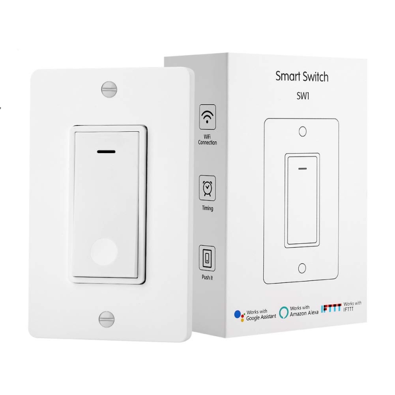 کلید تک پل هوشمند TUYA مدل SW1 دارای ارتباط WiFi