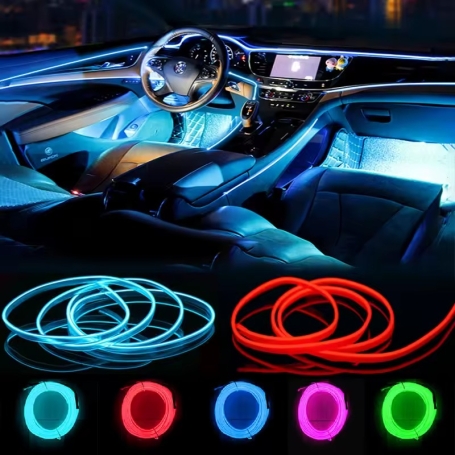 چراغ ال وایر 2 متری RGB موزیکال با ورودی USB دارای اپلیکیشن سری K