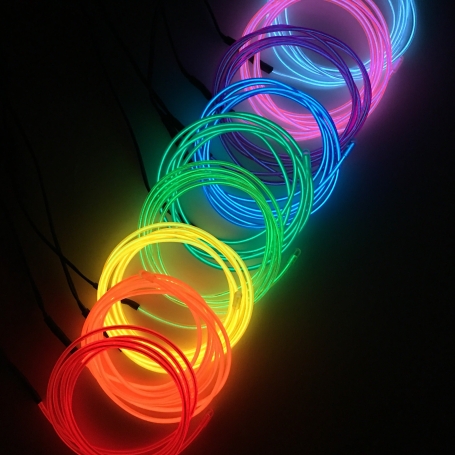 چراغ ال وایر 2 متری RGB موزیکال با ورودی USB دارای اپلیکیشن سری K